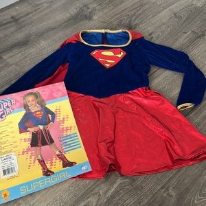 SUPER GIRL DC- costume DRESS ONLY - size 12-14